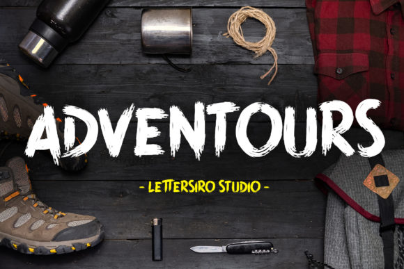 Adventours: A Bold and Friendly Font for Creative Campaigns