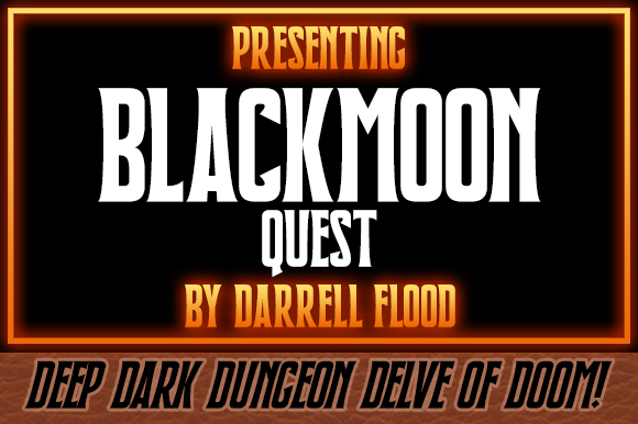 Blackmoon Quest: A Bold Display Font for Creative Branding