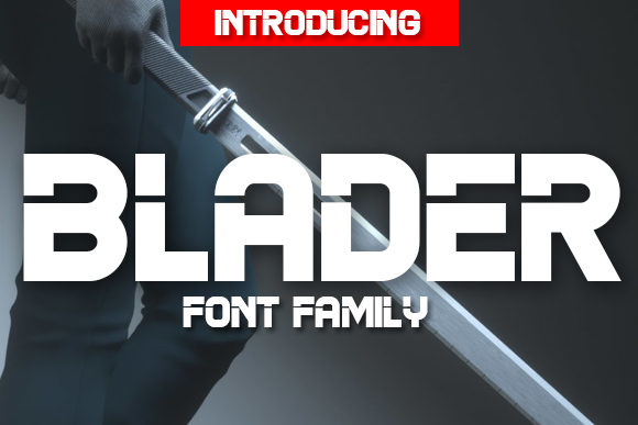 Blader: The Perfect Display Font for Creative Web Projects
