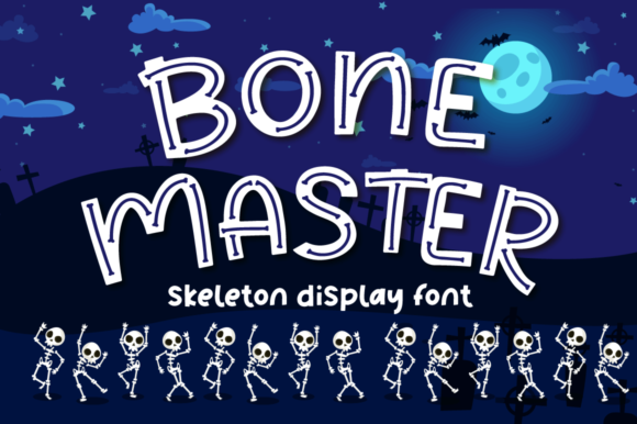 Bone Master: A Bold and Authentic Display Font for Crafters