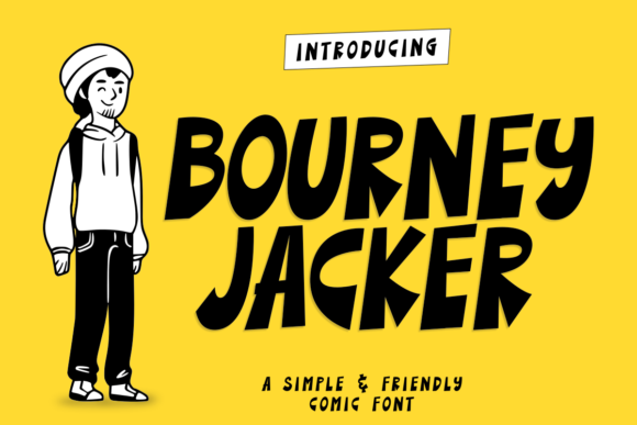Bourney Jacker: A Charming Font for Creative Makers