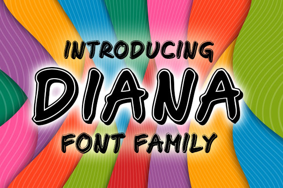 Diana: A Playful and Friendly Display Font for Creative Projects