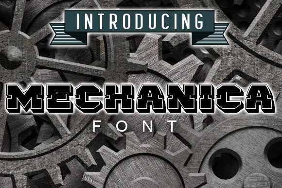 Discover Mechanica: A Bold and Authentic Display Font