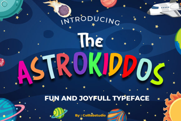 Discover The Astrokiddos: A Versatile Font for Creative Projects