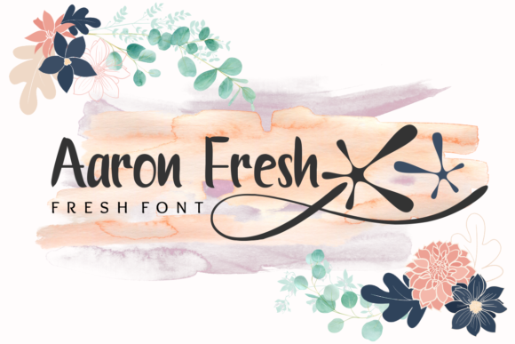 Discover the Charm of Aaron Fresh: A Perfect Handwritten Font