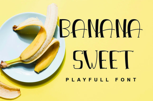 Discover the Charm of Banana Sweet Font