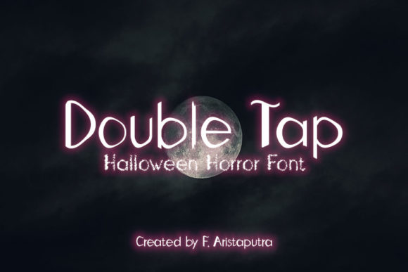 Double Tap: The Spooky Display Font for Creative Makers
