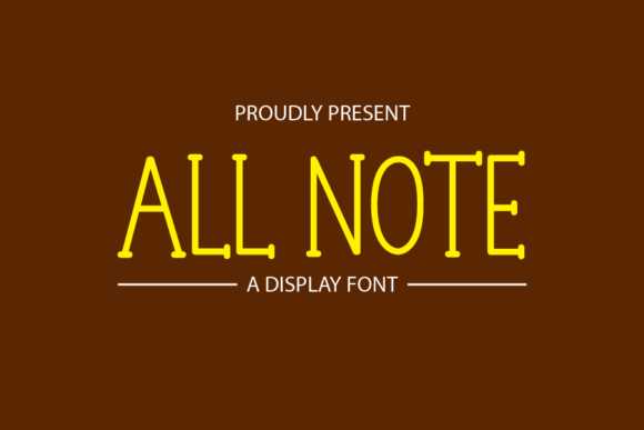 Enhance Your Brand with All Note Handwritten Font