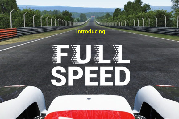 Full Speed: A Unique Display Font for Creative Projects