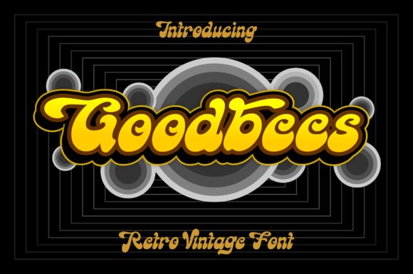 Goodbees: A Versatile Chunky Lettered Display Font