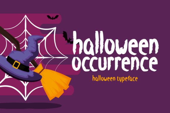 Halloween Occurrence: A Unique Display Font for Editorial Design
