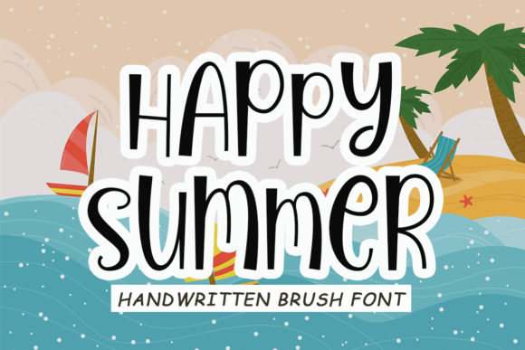 Happy Summer: A Versatile Display Font for Creative Campaigns