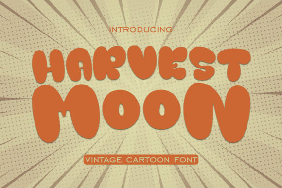 Harvest Moon: A Vintage Display Font for Creative Makers