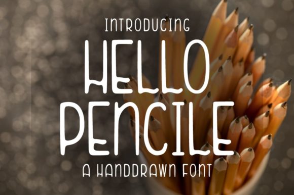 Hello Pencile: A Sweet and Simple Display Font for Editorial Design