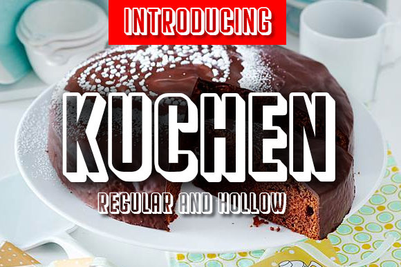 Kuchen: A Bold and Authentic Display Font
