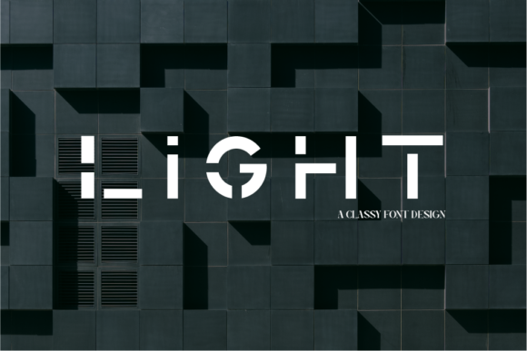 Light: A Playfully Conceptual Display Font for Web Design