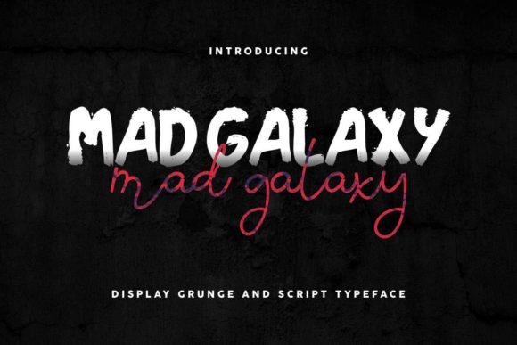 Mad Galaxy: A Versatile Duo Font for Web Design