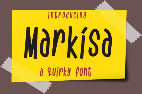 Markisa: A Joyful Display Font for Creative Projects