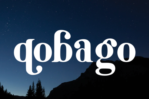 Qobago: A Friendly and Chunky Display Font for Creative Projects