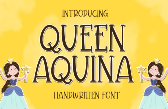 Queen Aquina: A Whimsical Font for Creative Branding