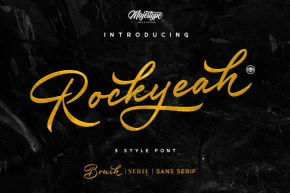 Rockyeah: A Versatile Font for Polished Branding