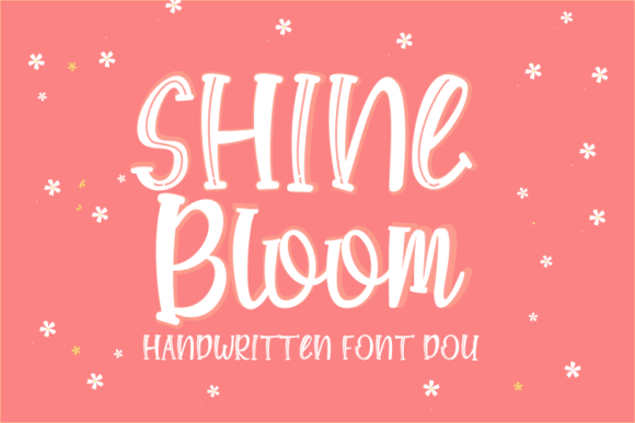 Shine Bloom: A Sweet and Tall Display Font for Editorial Design
