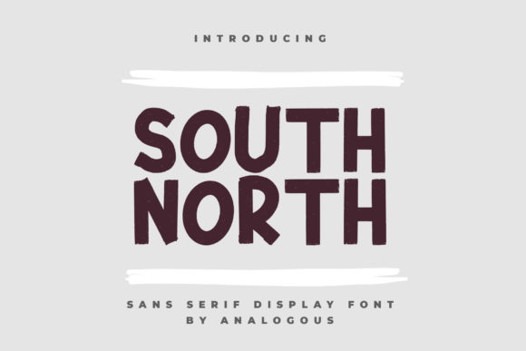 South North: A Bold and Simple Display Font for Web Design