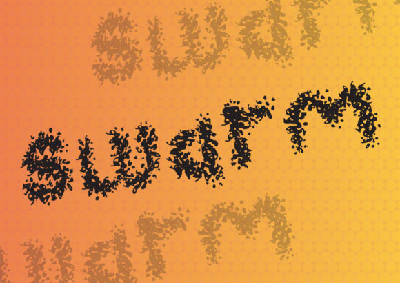 Swarm: A Fun and Playful Display Font for Creative Projects