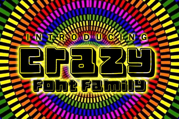 Unleash Creativity with Crazy: A Bold and Versatile Font