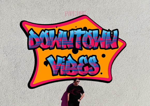 Unleash Creativity with Downtown Vibes Font
