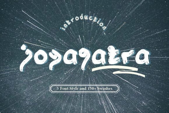 Unleash Creativity with Joyagatra, the Quirky Display Font