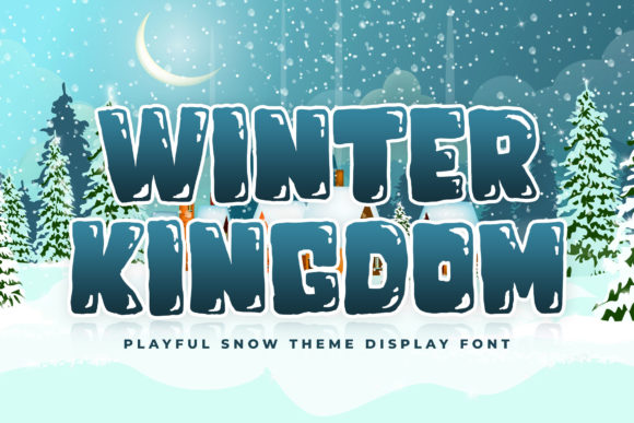Winter Kingdom: A Charming Display Font for Winter Campaigns